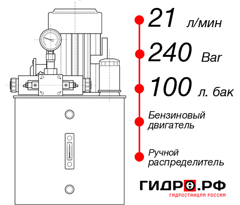 Маслостанция для дровокола НБР-21И2410Т